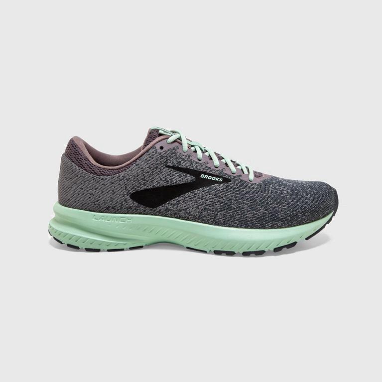 Brooks Women's Launch 6 Road Running Shoes Singapore - Grey (53940-NXOV)